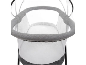Moisés Portátil com Função Balanço e Mosquiteiro – Cinza
